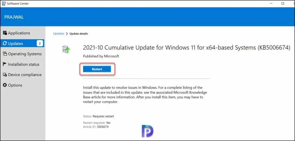 测试 Windows 11 更新部署