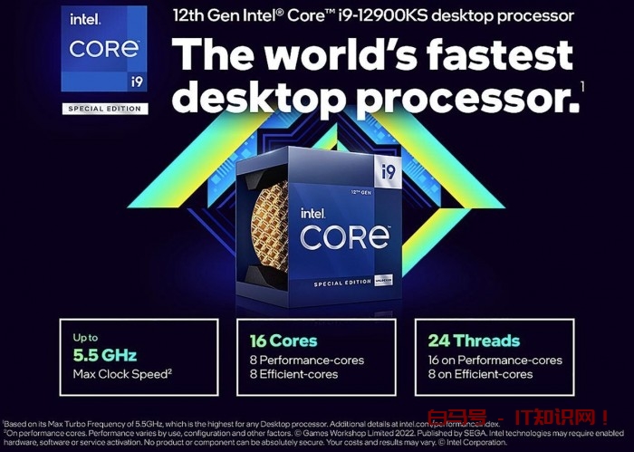 3DMark CPU基准测试：酷睿i9-12900KS较i9-12900K领先15%