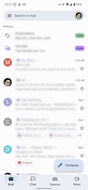 新的 Gmail 界面已经到来