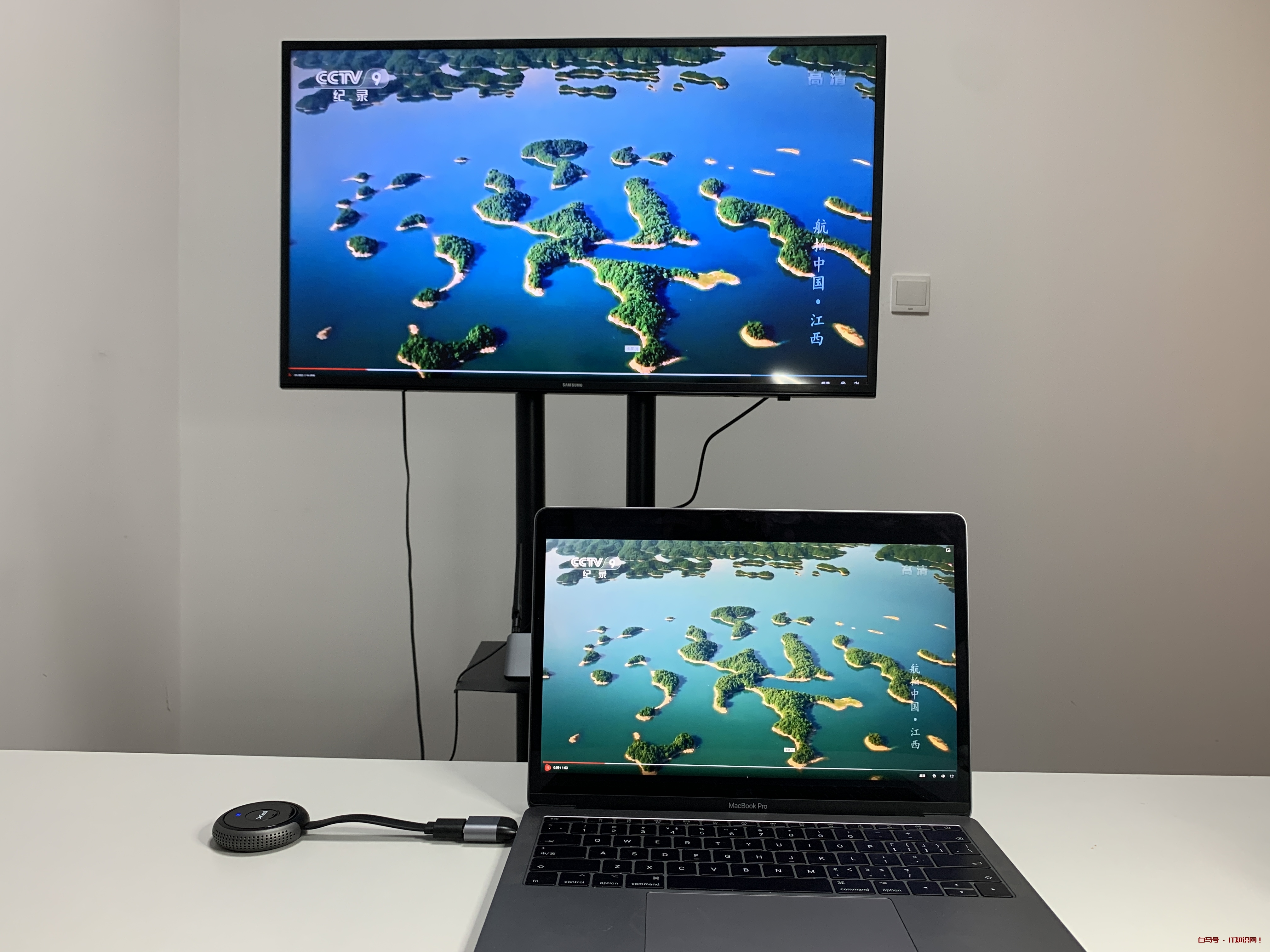 没有网络，没有wifi，笔记本电脑怎么无线投屏到电视和投影仪上