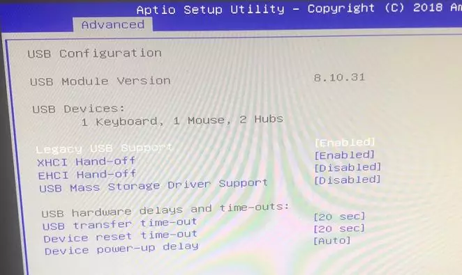 aptio setup utility 2018 bios系统重装不显示U盘
