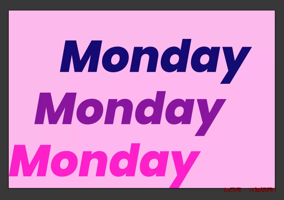 Adobe Illustrator 文字长投影效果小教程