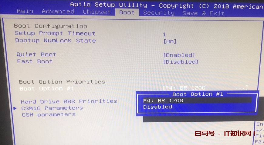 aptio setup utility 2018 bios系统重装不显示U盘