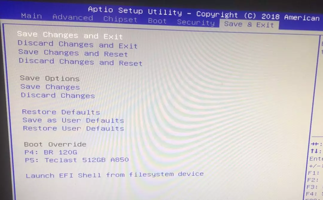 aptio setup utility 2018 bios系统重装不显示U盘