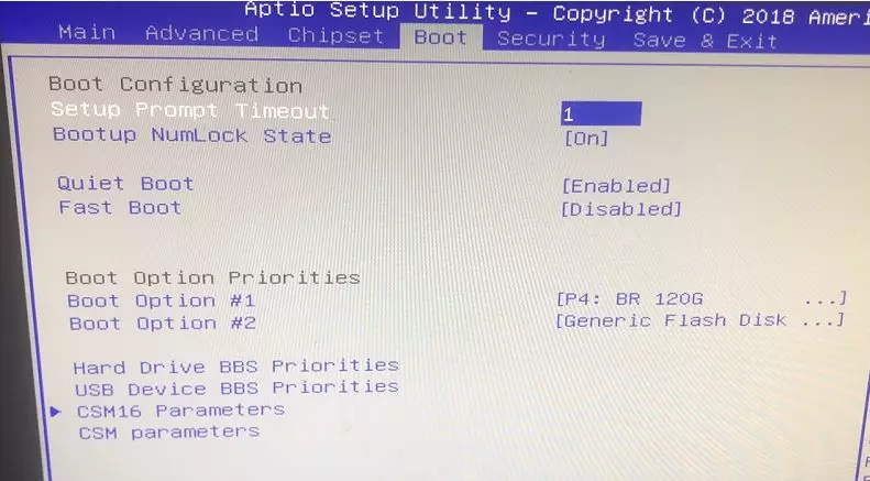 aptio setup utility 2018 bios系统重装不显示U盘