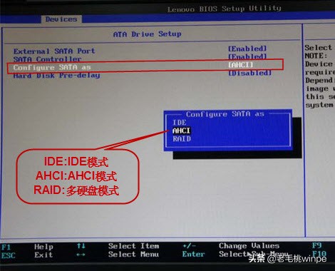 新买的固态硬盘用AHCI不能装系统，而用IDE却可以？问题就在这里