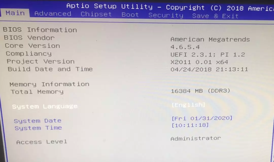aptio setup utility 2018 bios系统重装不显示U盘