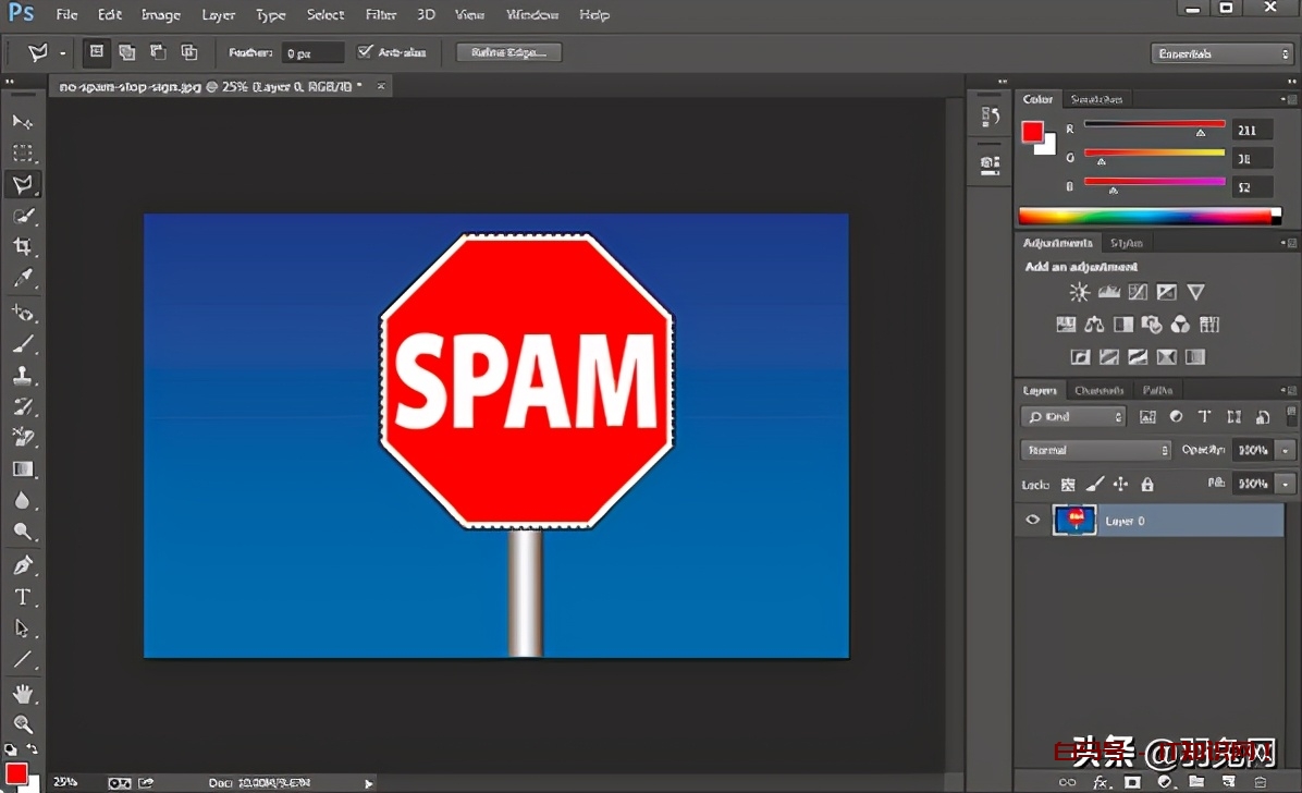 「ps技巧」在Photoshop中使背景透明的方法