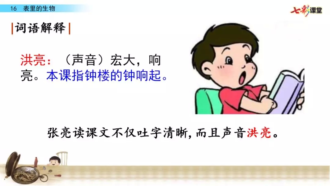 部编语文六年级下册16课《表里的生物》知识点+图文解读+课堂测试