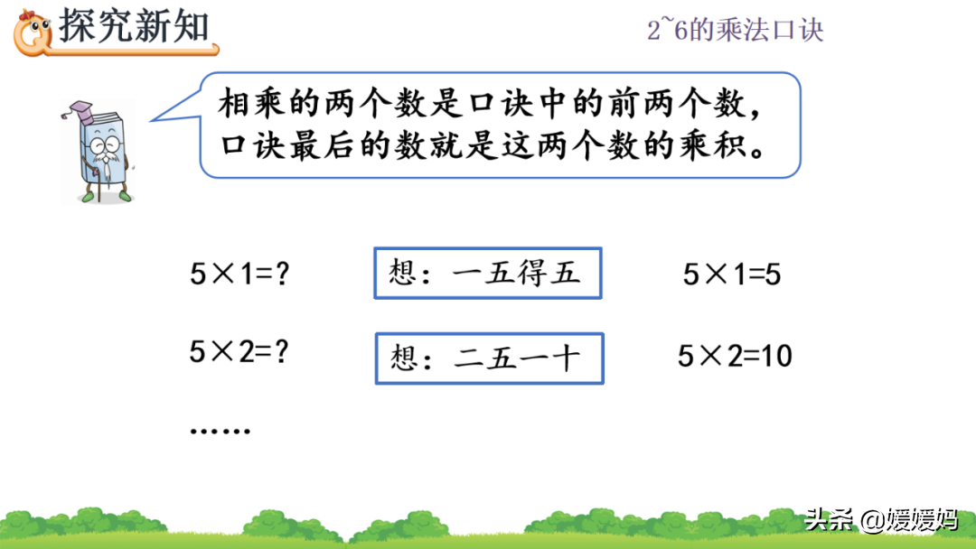 人教版二年级数学上册第4单元《5的乘法口诀》课件及同步练习