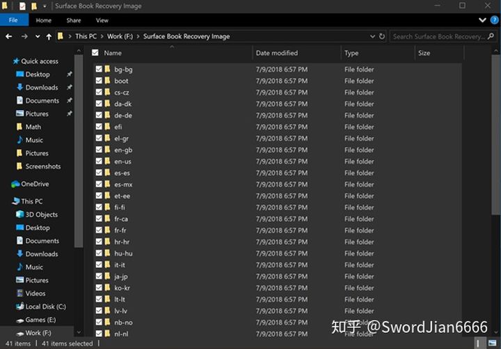 Surface 设备系统恢复/重装**教程
