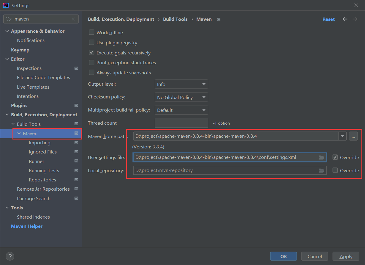 MAVEN安装与环境变量配置