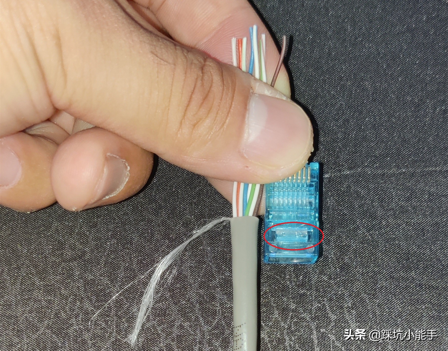 网线水晶头的简单做法