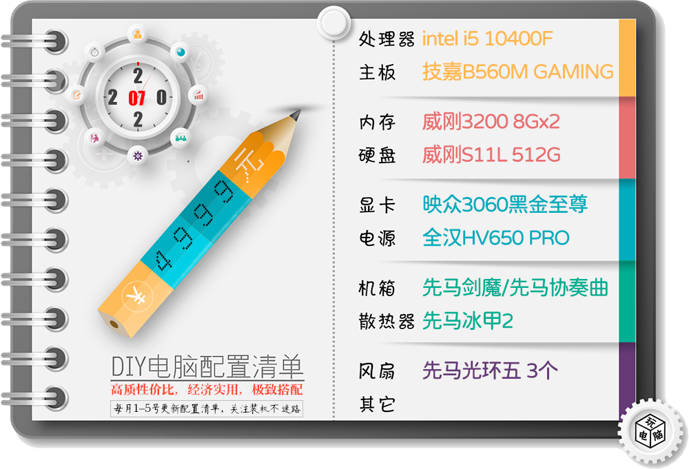 游戏电脑配置怎么选（2022五款游戏电脑配置清单及价格）
