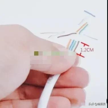 8芯网线水晶头接法图解（网线水晶头的正确排线和接法）